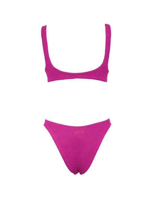 Costume da bagno intero Laurel in crinkle con anello Mc2 Saint Barth | LAUREL W01038H CRINKLE LUREX 77 RING